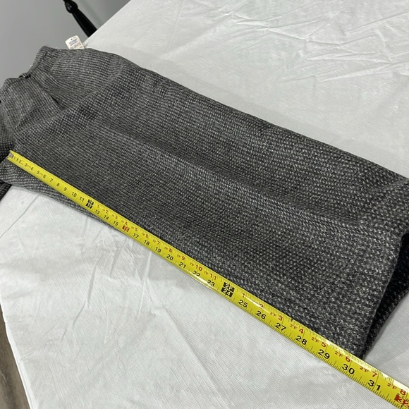 Vintage 1980s Crazy Horse high rise Italian wool pants tapered leg gray - Picture 16 of 16